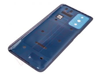 Tapa de batería Service Pack plata / azul "Sea blue" con lente de cámaras para Xiaomi Redmi 10, 21061119AG, 21061119DG